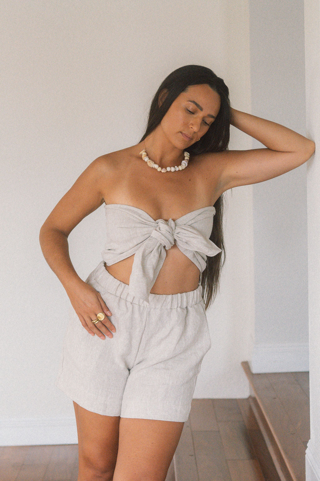 The Linen Bandeau