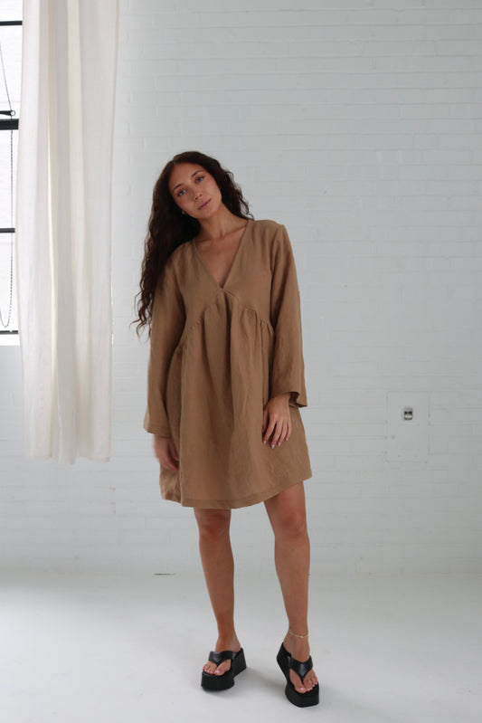 Ewa Linen Mini Dress