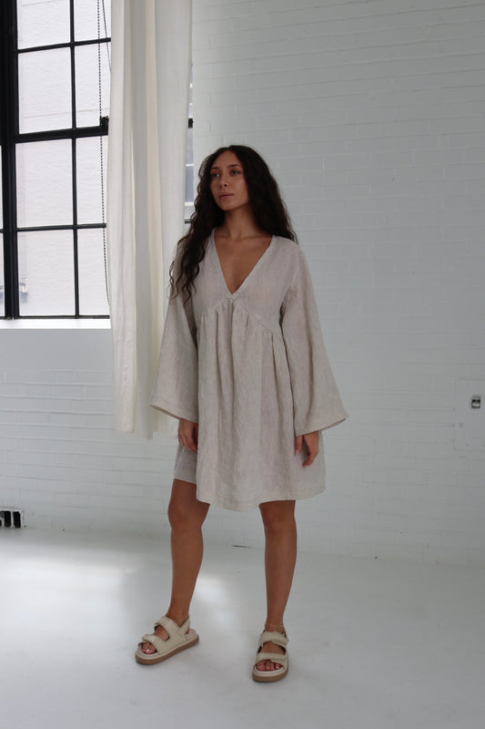 Ewa Linen Mini Dress